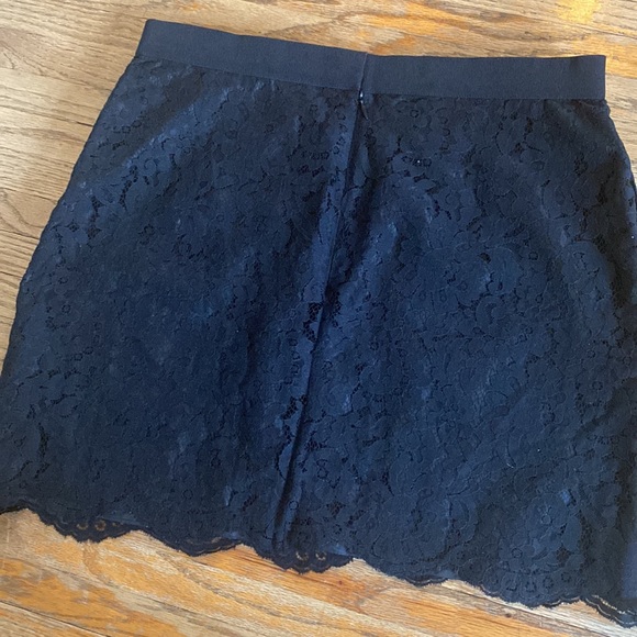 Joe Fresh Black Lace mini skirt - Picture 2 of 6